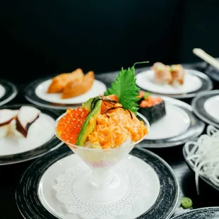 sushi and sashimi, food