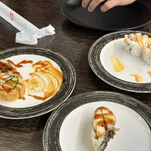 sushi and sashimi, food