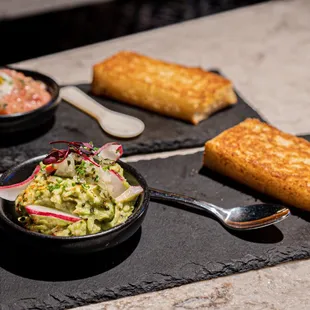 Veggie Toast from our NYE Prix Fixe Menu