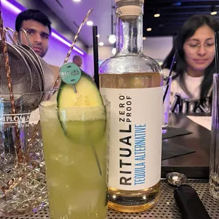 They have Zero Proof cocktails for non drinkers.