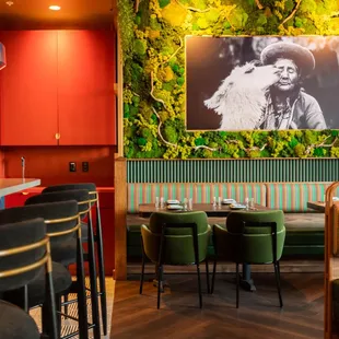 A section of the interior of KAIYŌ Restaurant and Bar