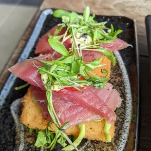 Bluefin Tuna Toast