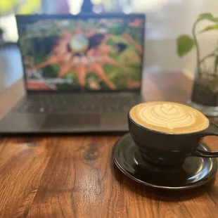 Black sesame latte. With oat. Do it. Do it. Do it.