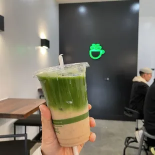 Iced Matcha Snickerdoodle