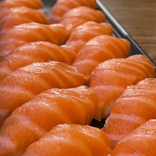 Salmon nigiri, great as usual