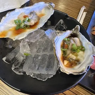 5 Piece Half Shell Oysters with Ponzu