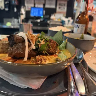 Short rib curry, fabulous dish!