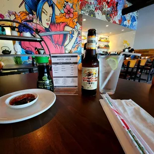 Waiting for my meal.