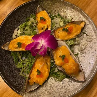 Green mussels were delicious!