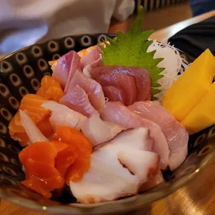 sashimi, sushi and sashimi, sushi, food