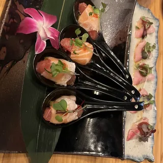 Salmon Belly with Grapefruit Plate