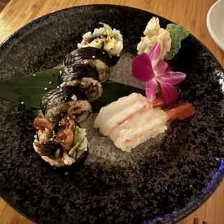 Unagi, Avocado, Cucumber Roll