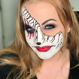 Halloween makeup, Makeup and hair for bridal, bridesmaids, prom, reception, and all other occasions contact us today at 916-230-7747