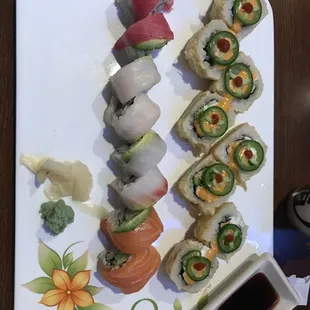 sushi and sashimi, sashimi, sushi, food