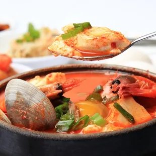 Seafood Tofu Soup