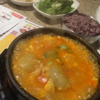DUMPLING Tofu Soup