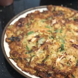 seafood pancake, delicious! $12.99