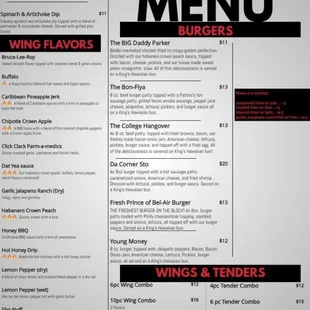 Menu #1