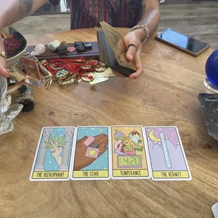 Lei has you connect with the decks so they consume your energy and she intern does her ting