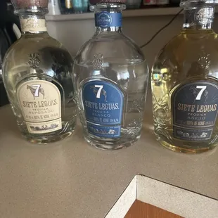 Three awesome tequila brand