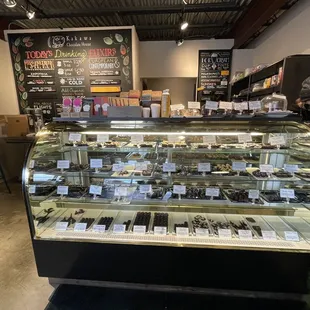 a display of chocolates