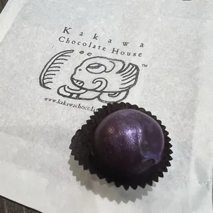 Prickly pear truffle