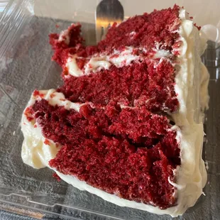 Red velvet cake $7