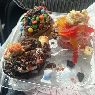 You get to make whatever and any kind of cupcake you'd like to make and they're extremely reasonably priced.