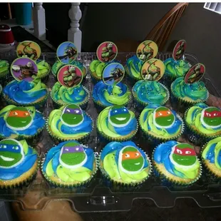 TMNT Cupcakes