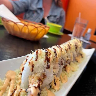 Spicy Tuna Roll Crispy Crunch Roll Lemon Roll