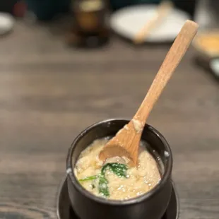 Egg custard soup