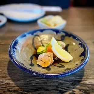 a plate of food on a table