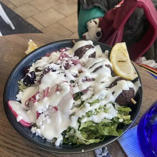 Plant-Based Keftedes Bowl