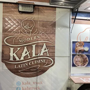 Kala truck sign