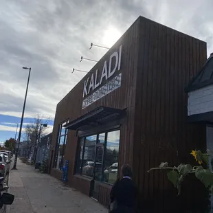 The front of the shop from the street.