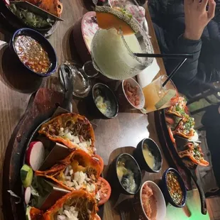 Birria tacos  Margaritas