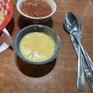 Free chips and queso/salsa