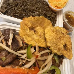 Tassot Turkey with Djondjon (Black Trumpet Mushroom) Rice