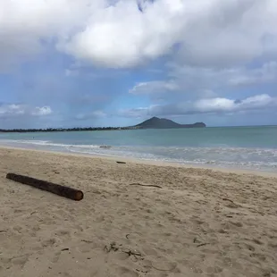 Beach area outside the gate.