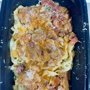 Fresh Pasta hand rolled and cooked to order from Joja foodtruck!