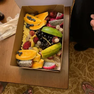 Fruit plate I requested for breakfast the next day. Worked out so well.