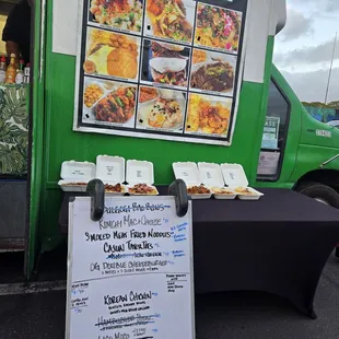 Food truck menu 5/3/24