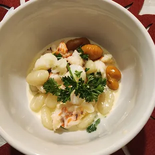 Potato and sweet potato Gnocchi