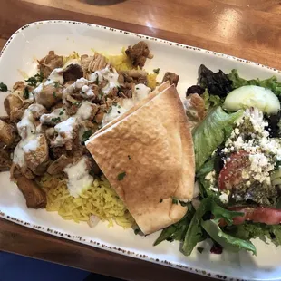 Chicken gyro plate