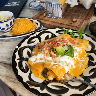 Enchiladas De Camaron