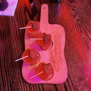 Watermelon shots - $10 (overpriced in my opinion)