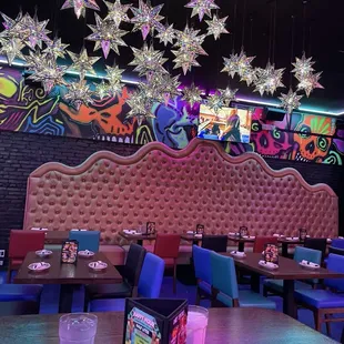 sushi and sashimi, interior