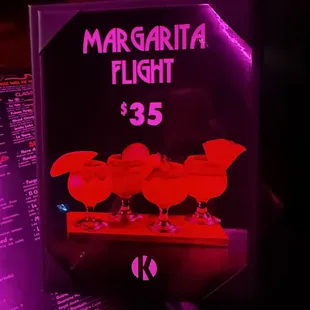 margarita flight $ 35