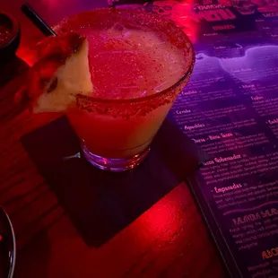 Piña con Chile margarita