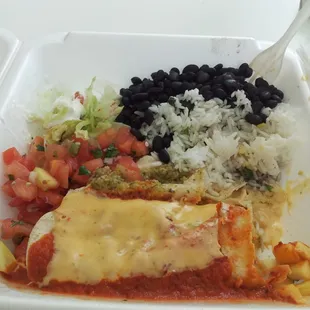 The $9 veggie and cheese combo